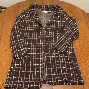 Worthington blazer style jacket. Comfortable. Dress it up or down.